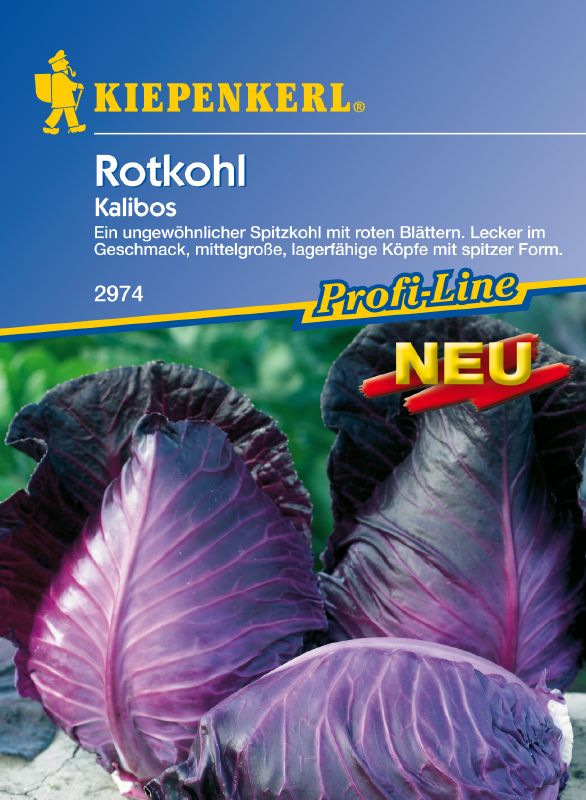 Rotkohl spitz, Kalibos