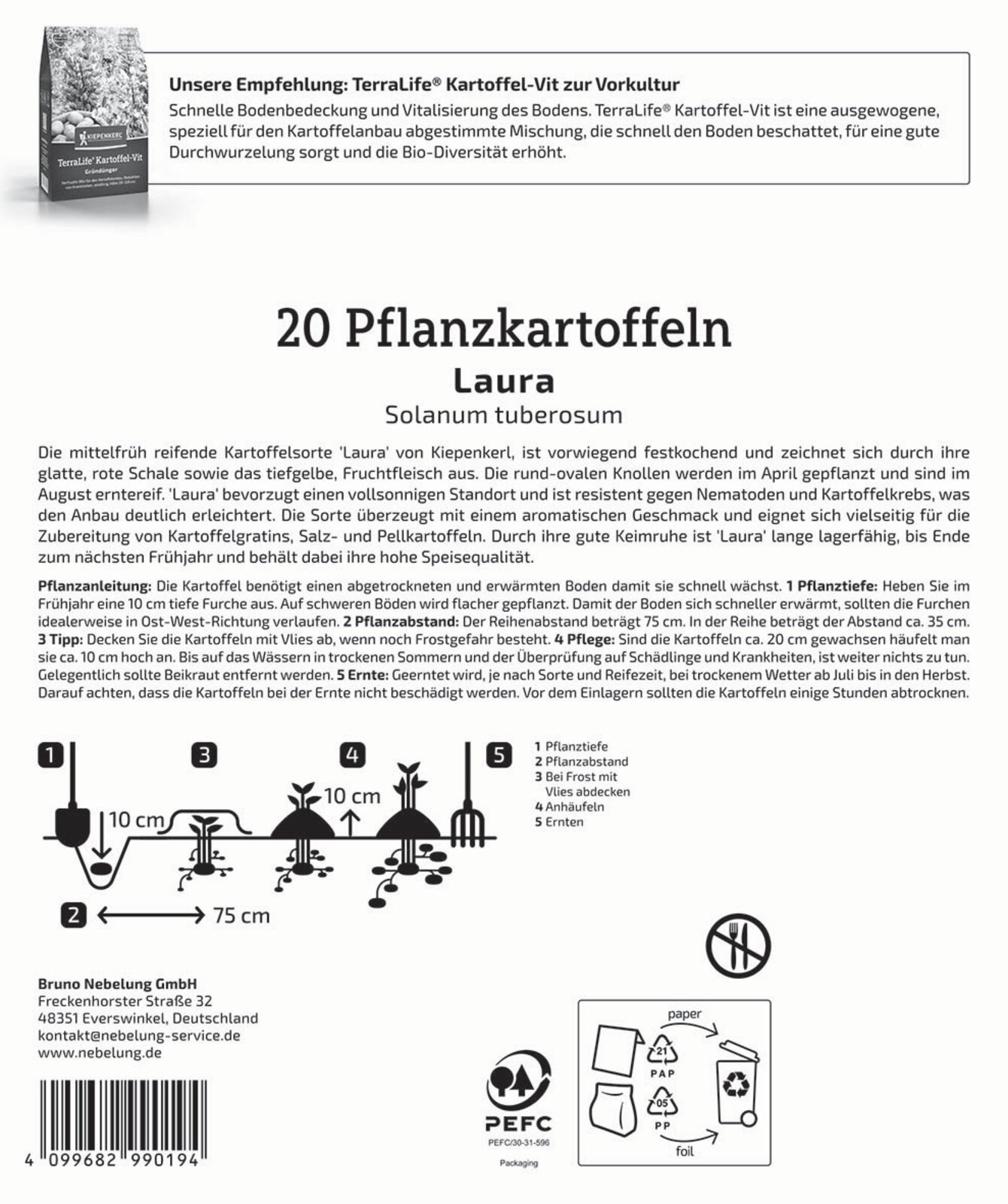 Pflanzkartoffel Laura - Produktbild 2