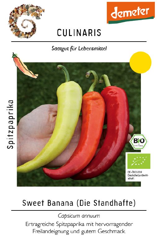Bio Paprika Sweet Banana
