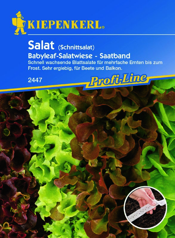 Saatband Schnitts. Babyleaf Salatwiese - Produktbild 1