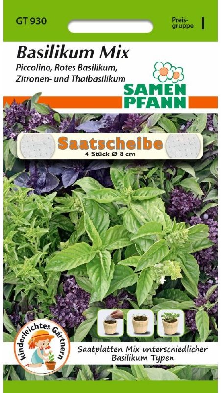 Saatscheiben Basilikum Potpourri - Produktbild 1