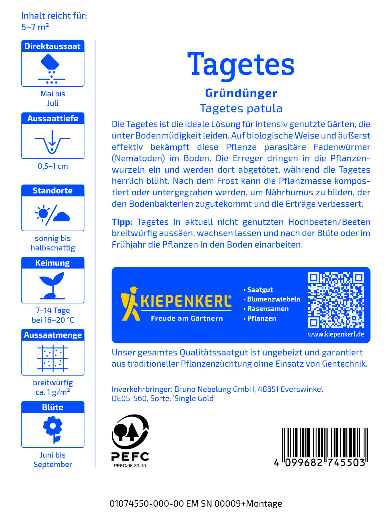 Gründüngung Tagetes - Produktbild 2