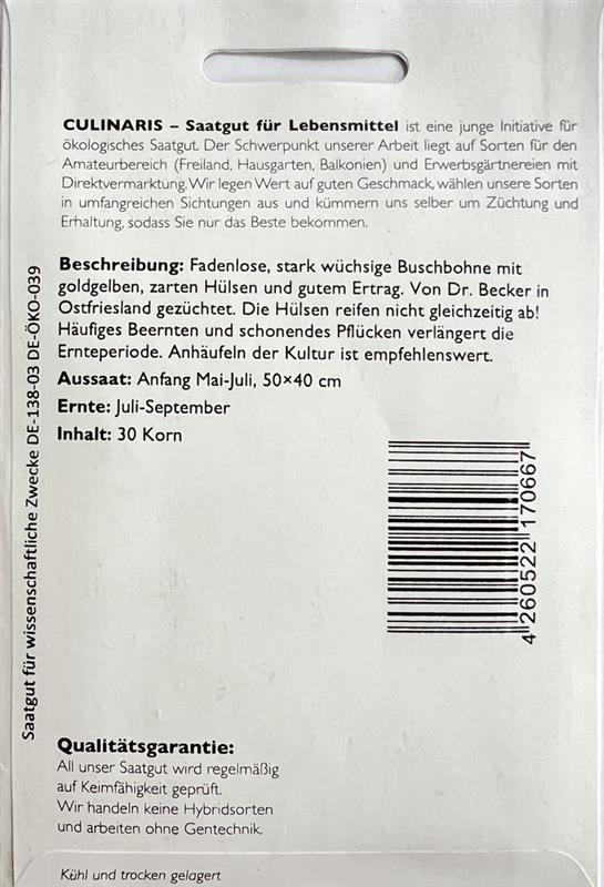 Bio Buschbohne Dr. Becker - Produktbild 2