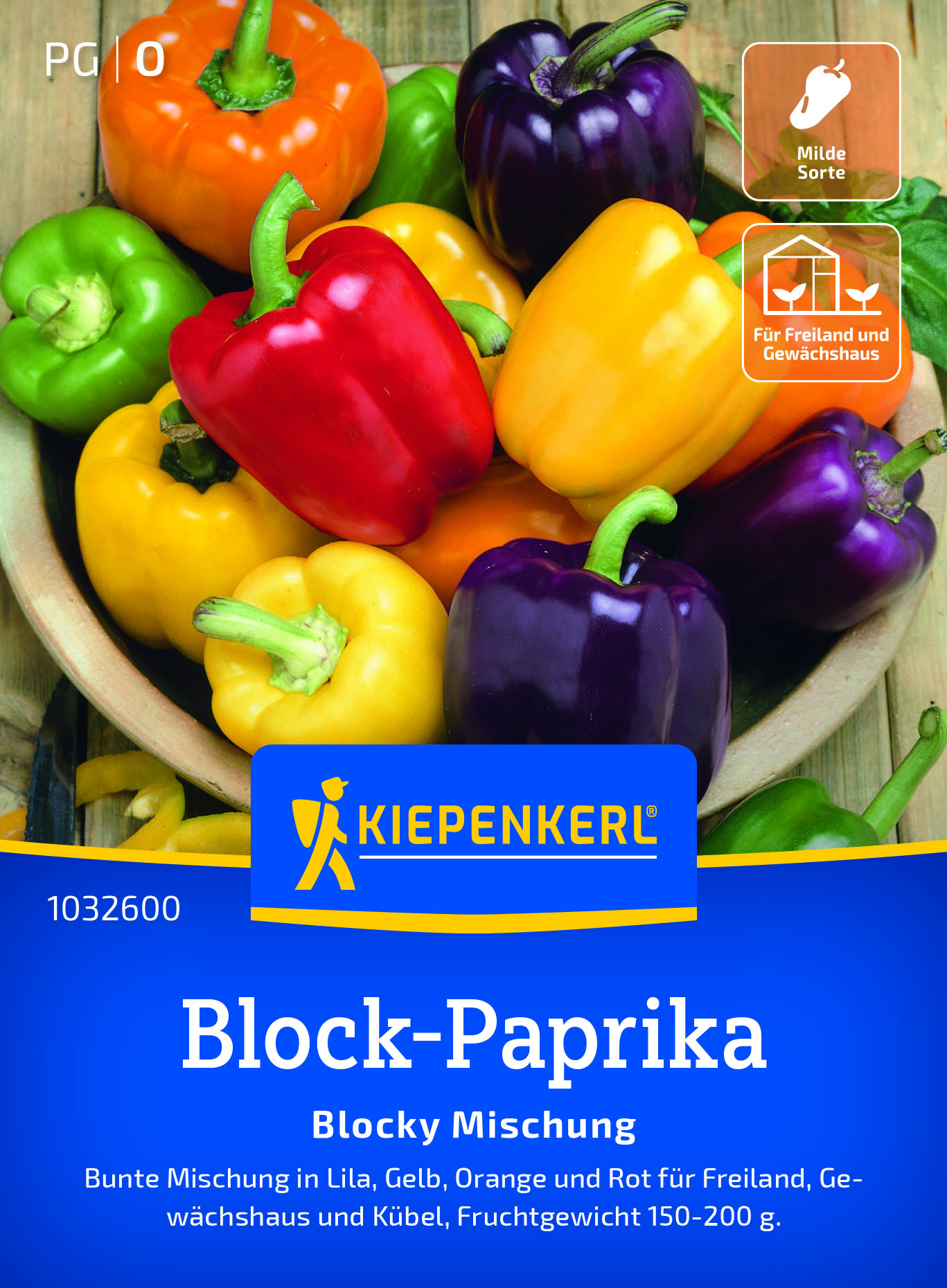 Paprika Blocky Mix F1 - Produktbild 3
