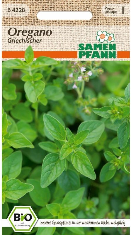Bio Kräuter Oregano Griechischer
