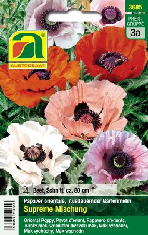Papaver orientale Supreme Mischung