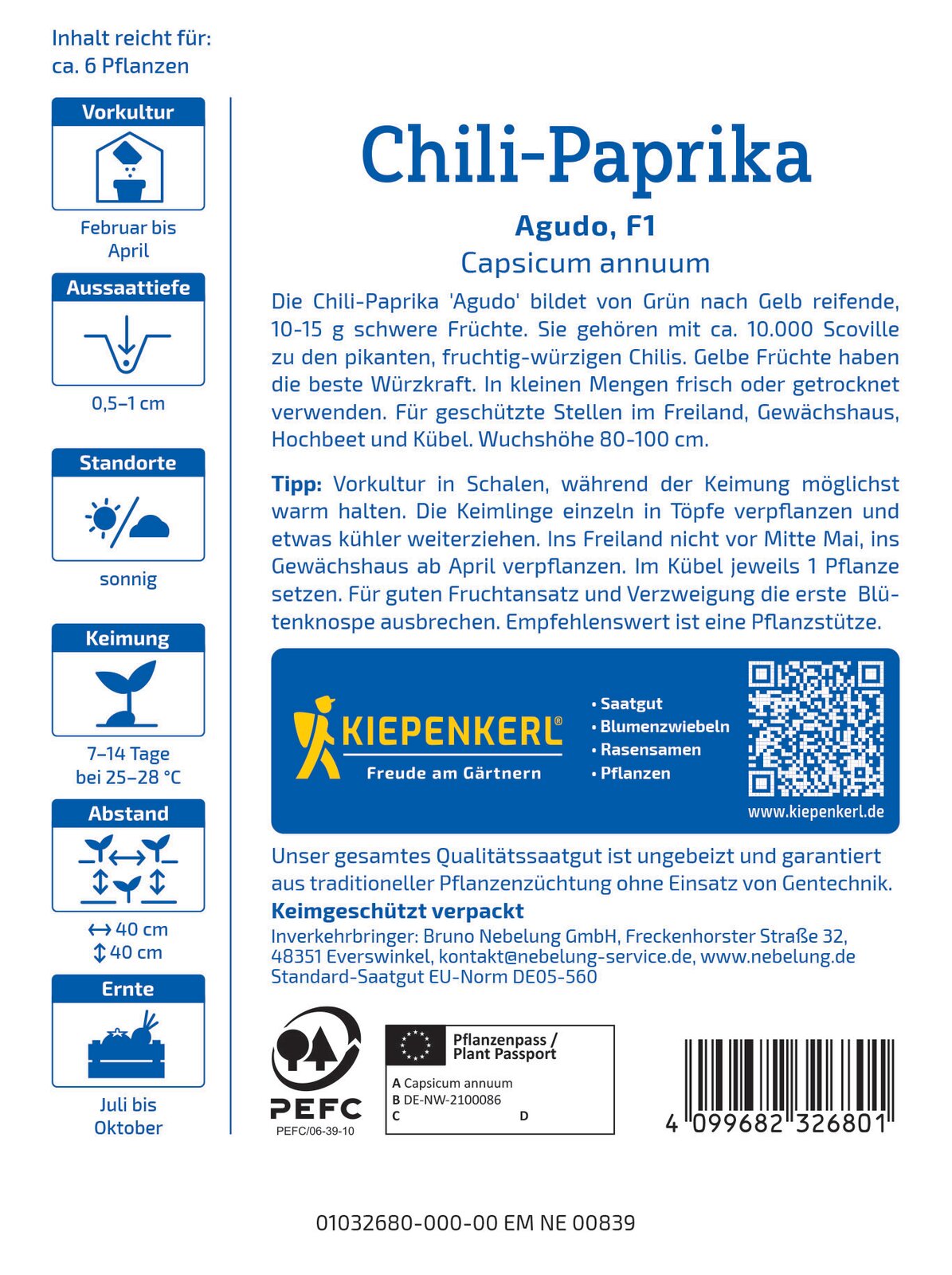 Paprika / Chili Agudo F1 - Produktbild 2