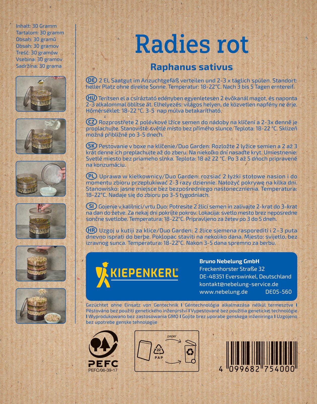 Keimsprossen Radies rot - Produktbild 4