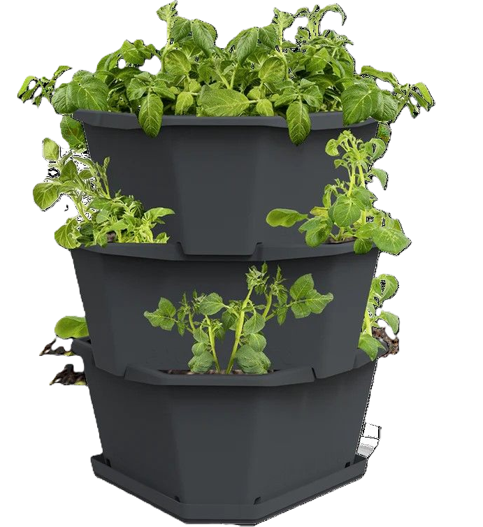 Gusta Garden Paul Potato Kartoffelturm - anthrazit