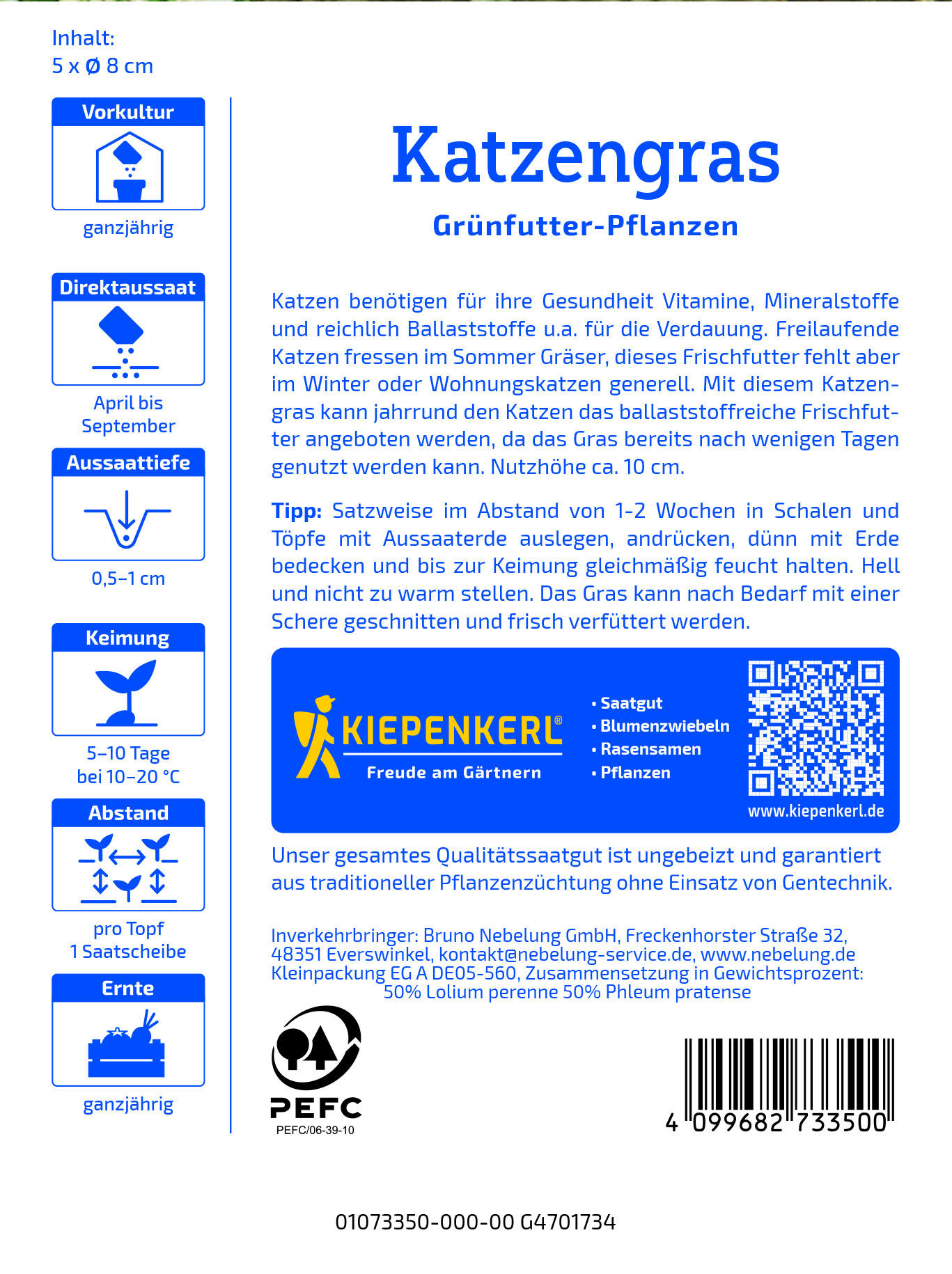 Saatscheibe Katzengras - Produktbild 2