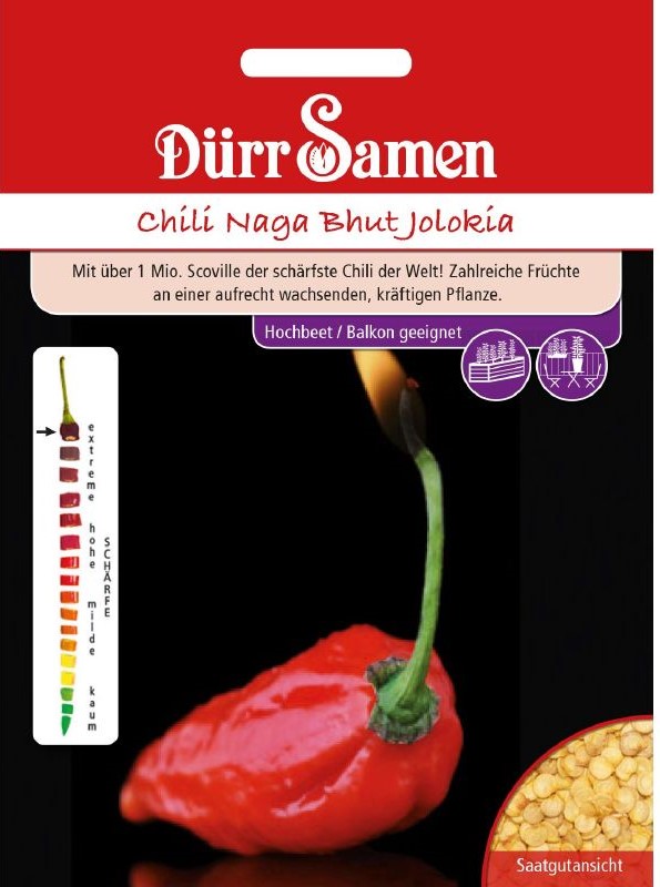 Paprika / Chili Naga Bhut Jolokia