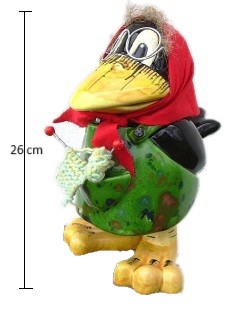 Rabe Oma grüne Schürze 26cm - Produktbild 2