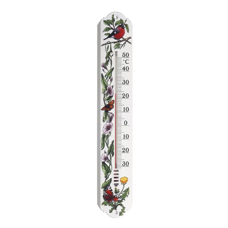 Innen-Außen Thermometer weiß