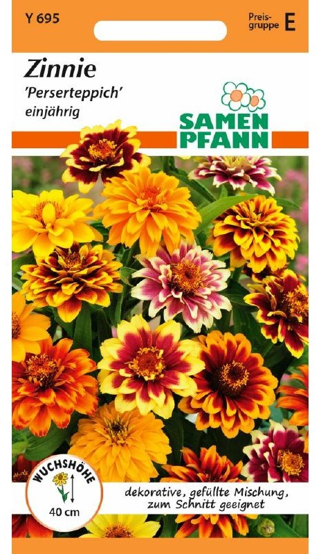 Zinnia,ang. Perserteppich Mischung