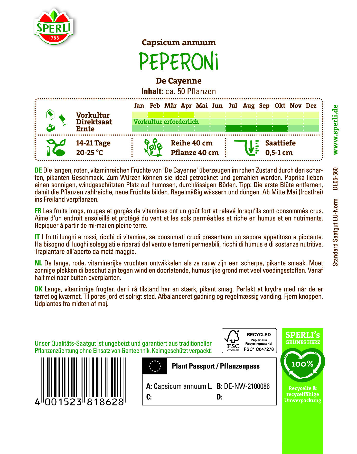 Paprika / Chili de Cayenne - Produktbild 2