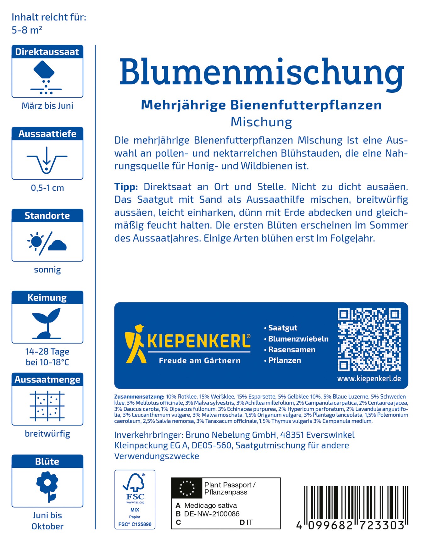 Blumenm. Bienenfutterpflanzen Mehrjährig - Produktbild 2