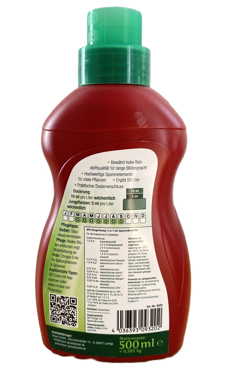 Balkonpflanzen und Geraniendünger - Produktbild 2