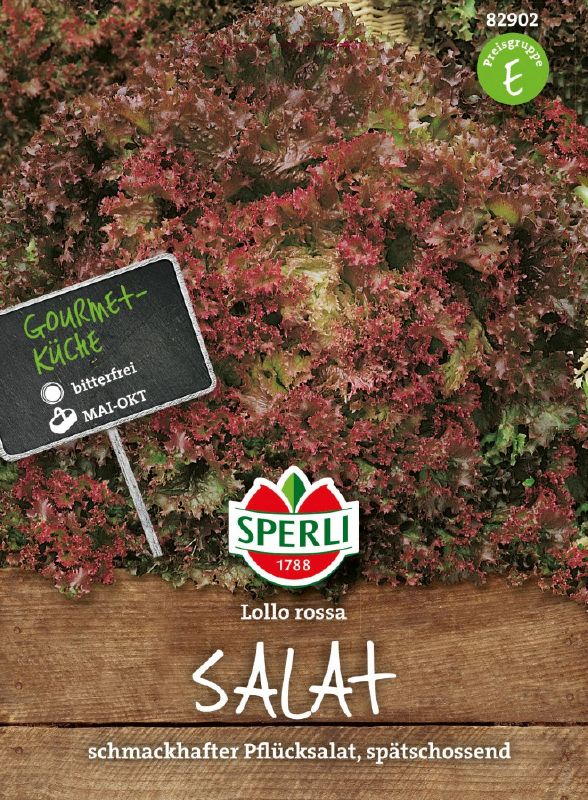 Pflücksalat Lollo Rossa
