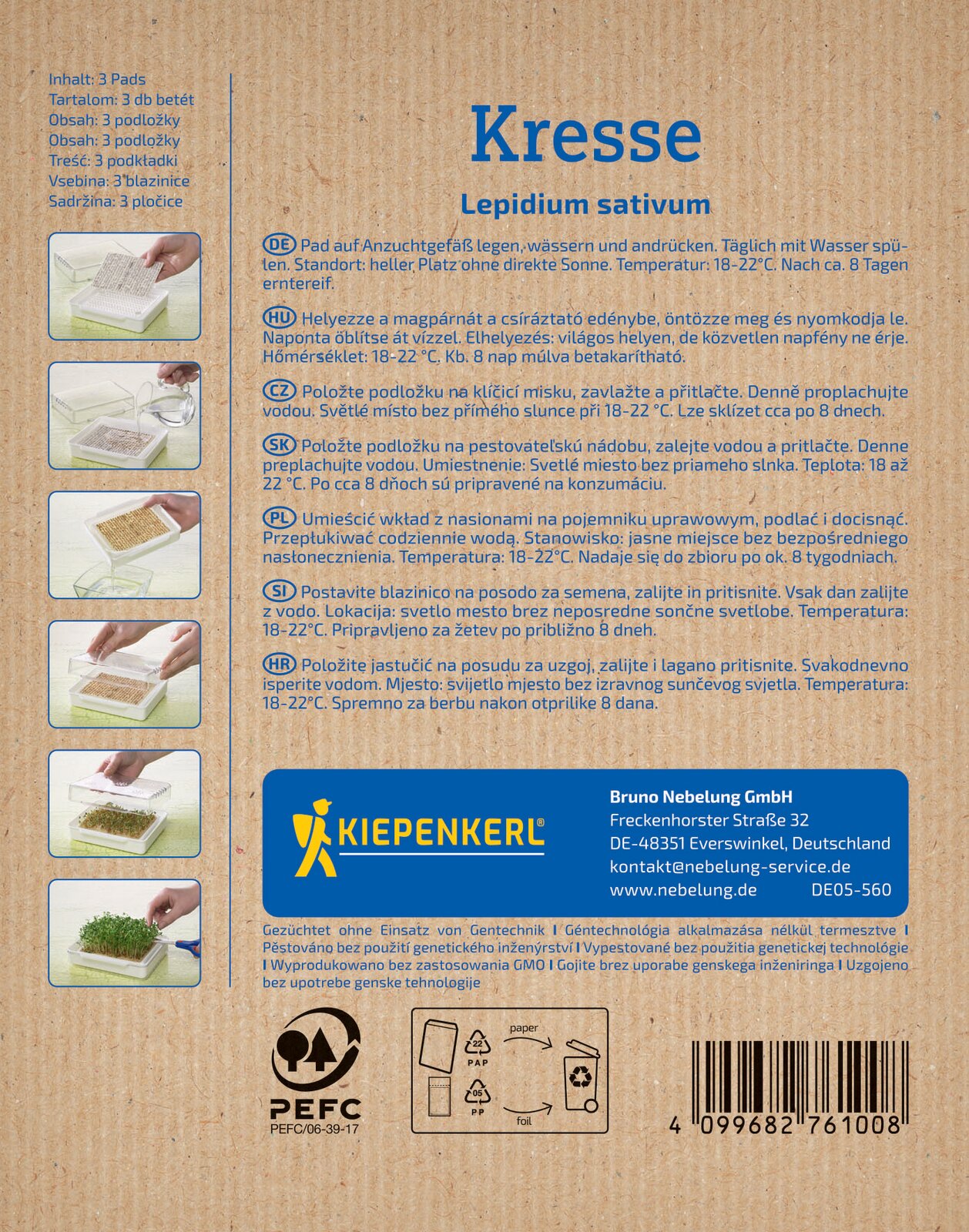 Microgreen Pads Kresse - Produktbild 2