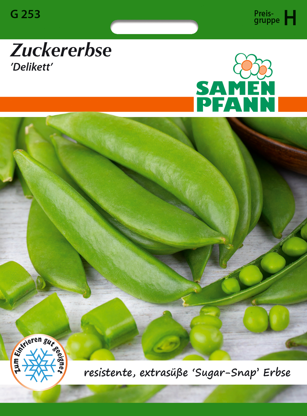 Erbse, Zuckererbse Delikett - Produktbild 3