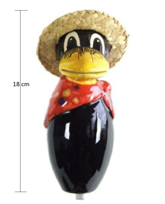 Tangoo Rabe rotes Halstuch mit Punkten 18cm