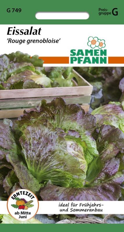 Salat Batavia Rouge Grenobloise