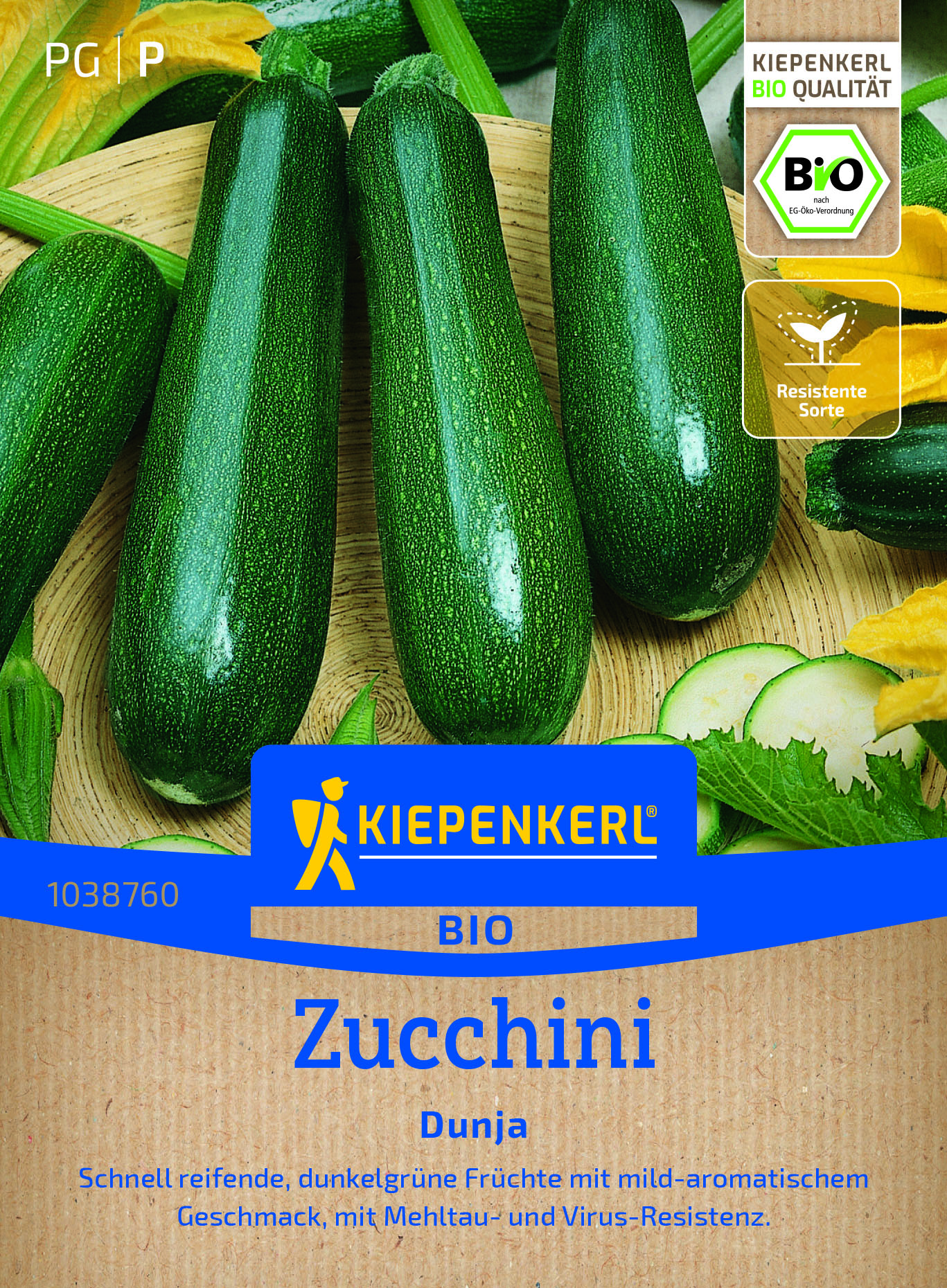 Bio Zucchini grün F1
