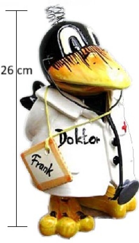 Rabe Dr. Frank m. Stetoskop ca. 26 cm - Produktbild 1