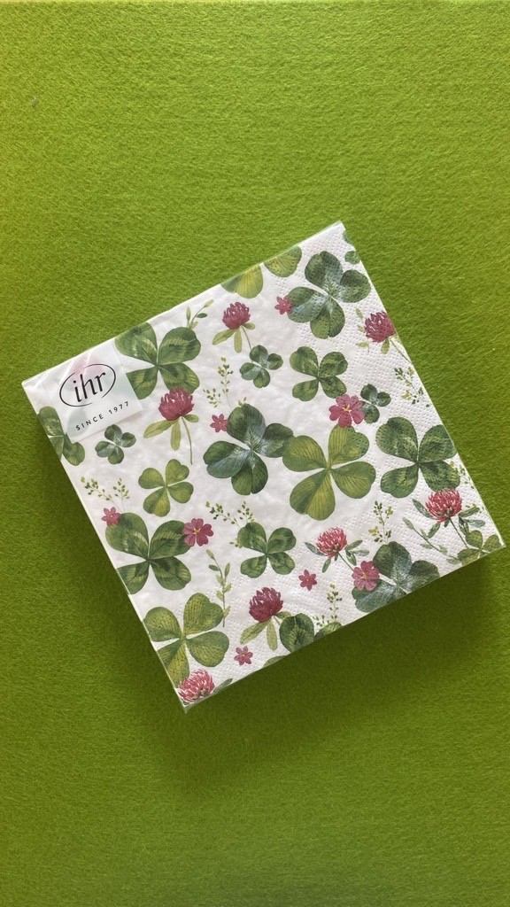 IHR, Lunch-Servietten "Four Lef Clover"