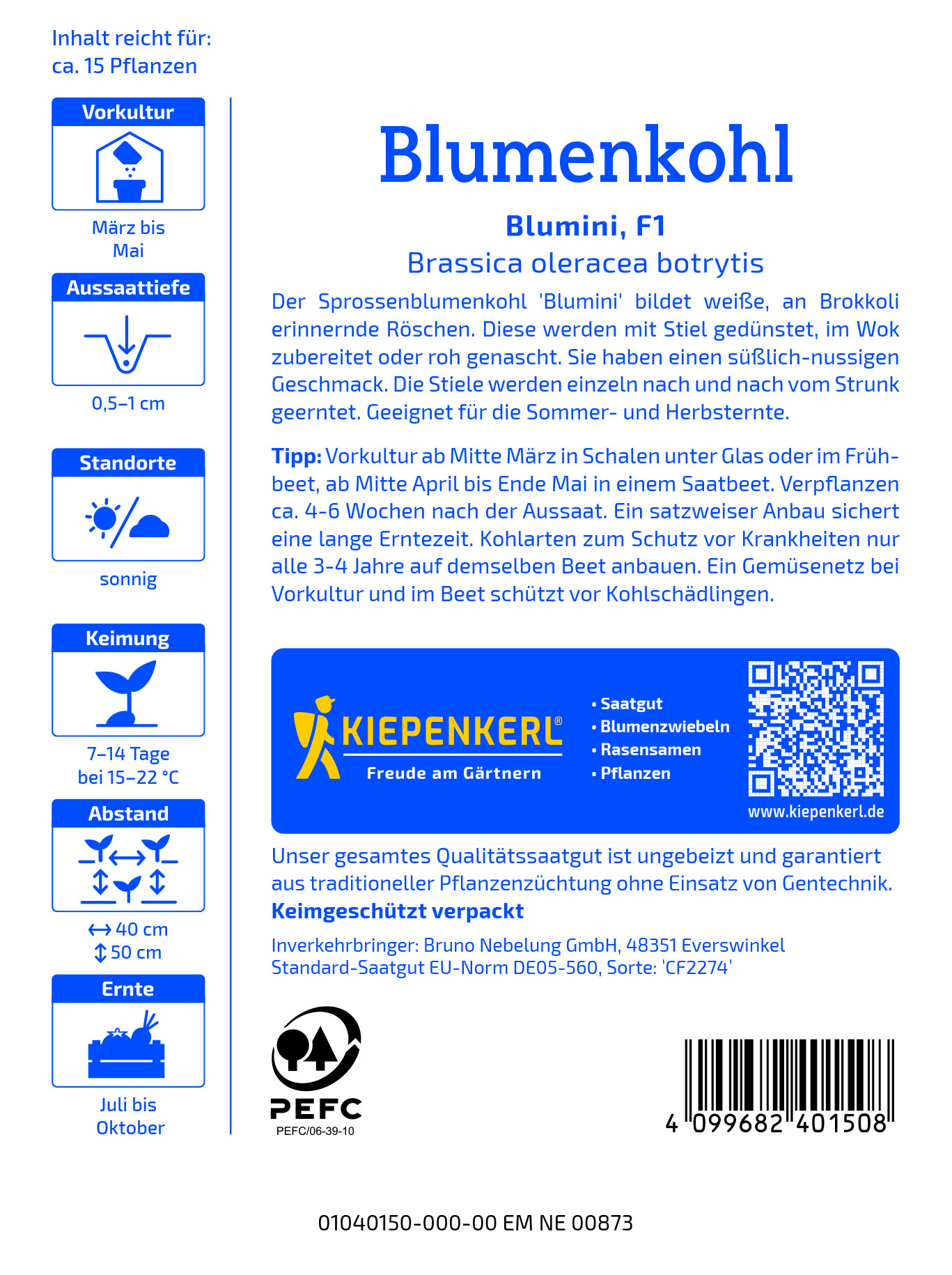Sprossenblumenkohl Blumini F1 - Produktbild 2