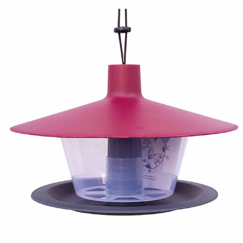 Vogelfutterhaus Finch 28 cm weinrot