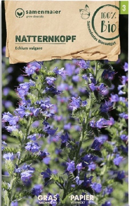 Wildblumen Bio Echium vulgare - Natternkopf