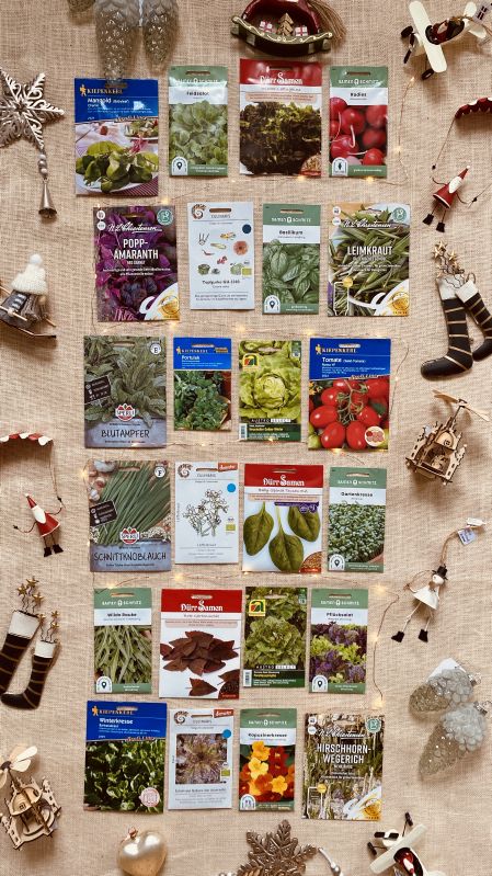 Samen-Set Salatvariation