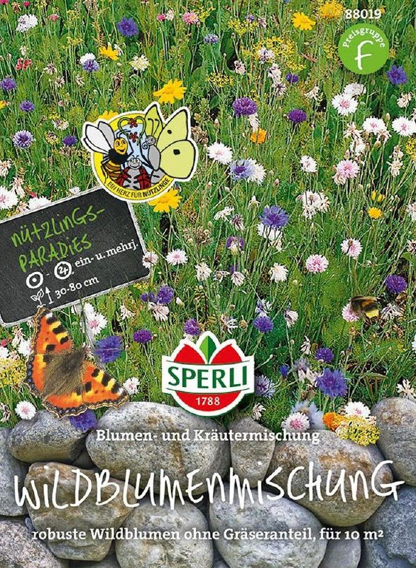 Blumenmischung Blumen und Kräuterwiese