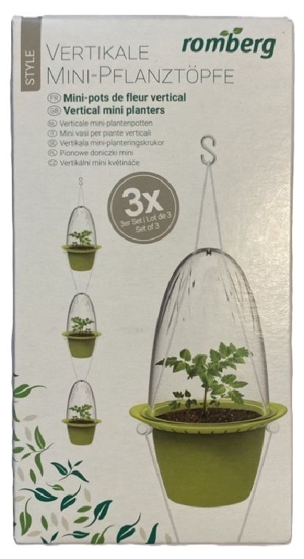 Romberg Mini Pflanztöpfe 3er-Set 14,5x9 cm
