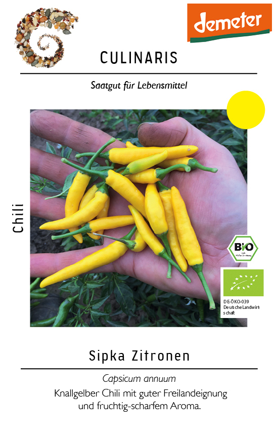 Bio Chili CA13 Sipka Zitronenchili
