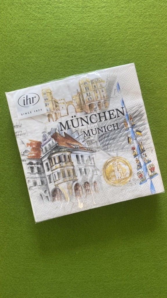IHR, Lunch-Servietten "Stadt München"