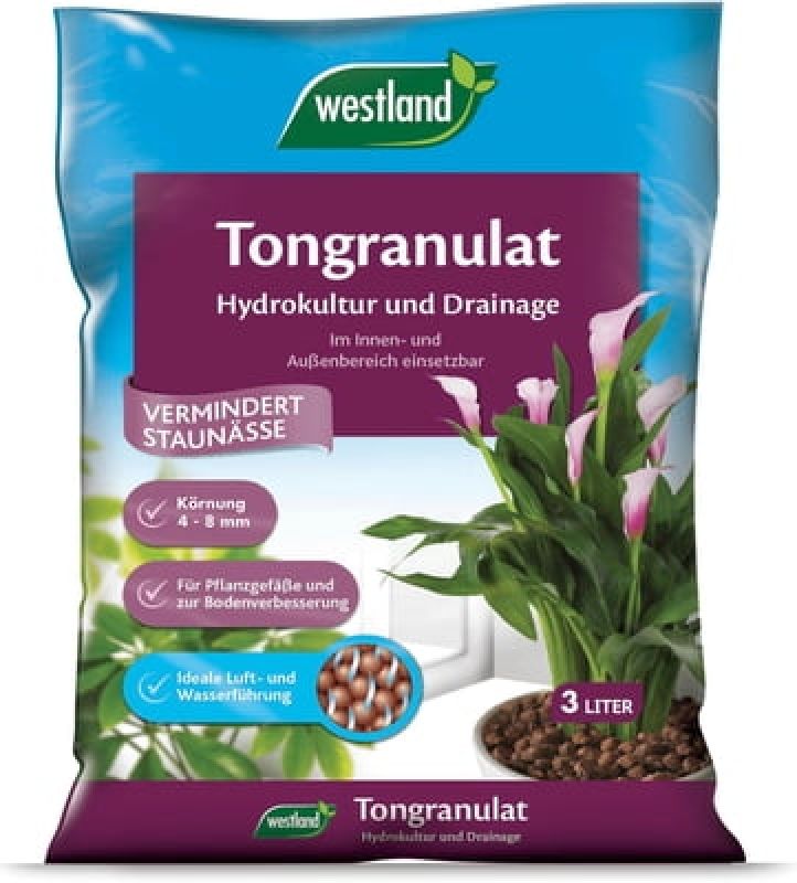 Tongranulat Blähton Körnung 4/8