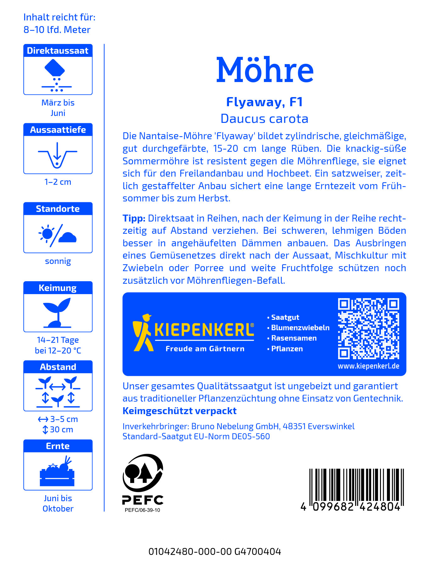 Möhren Flyaway F1, mittelfrüh - Produktbild 2