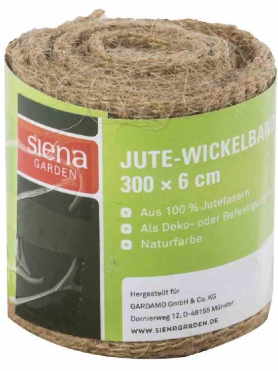 Jute Wickelband natur 3m