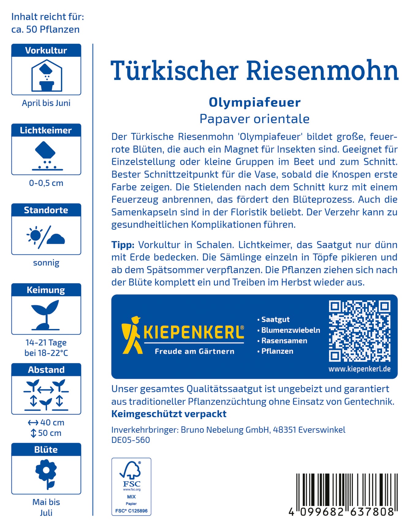 Papaver orientale Türkischer Riesenmohn - Produktbild 2