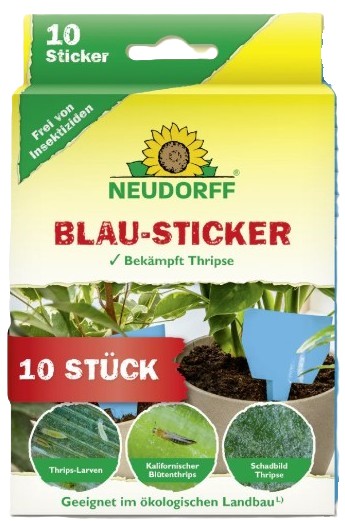 Neudorff Blau Sticker 10 Stück