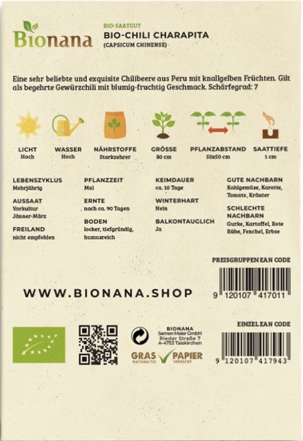 Bio Chili Charapita - Produktbild 2