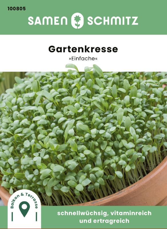 Gartenkresse Einfache, grüne 50g