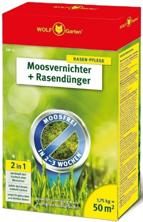 Moosvernichter und Rasendünger für 50 Qm - Produktbild 1