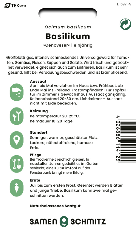 Basilikum Genoveser - Produktbild 2