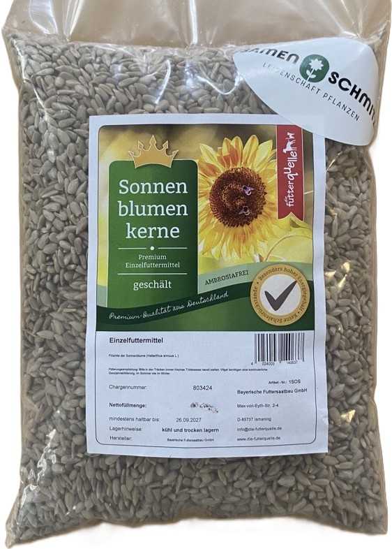 Samen-Schmitz, Sonnenblumenkerne geschält