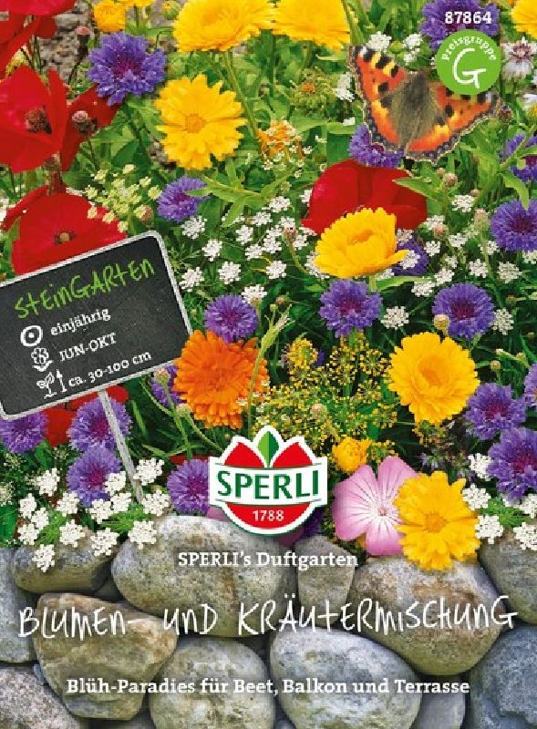 Blumen und Kräutermischung Duftgarten