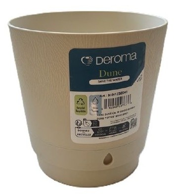 VASO DUNE CM.15 GRIGIO SABBIA