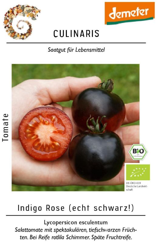 Bio Tomate Indigo Rose